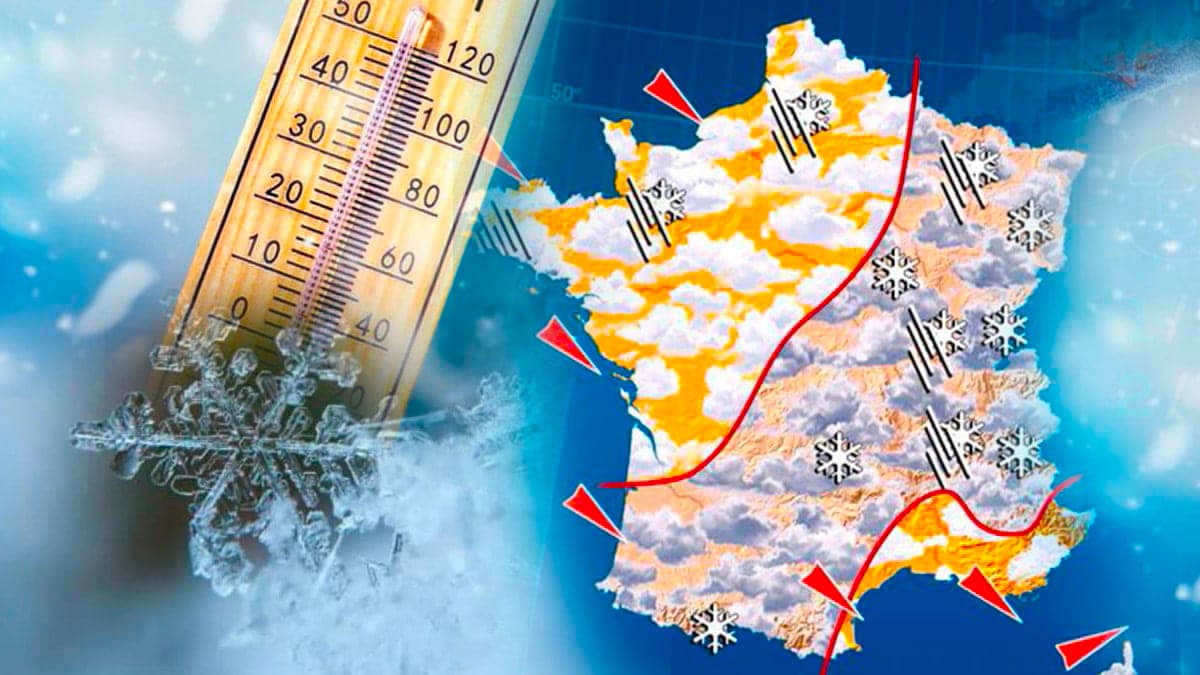 Descente d'air froid en fin de semaine : chute des températures