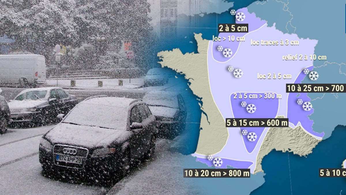 Prévisions météo : neige importante en montagne, les plaines également concernées