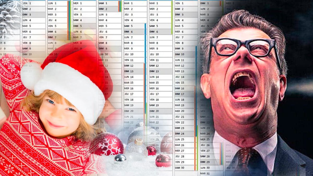 Le calendrier scolaire des vacances de Noël rend les parents fous de rage, voici pourquoi