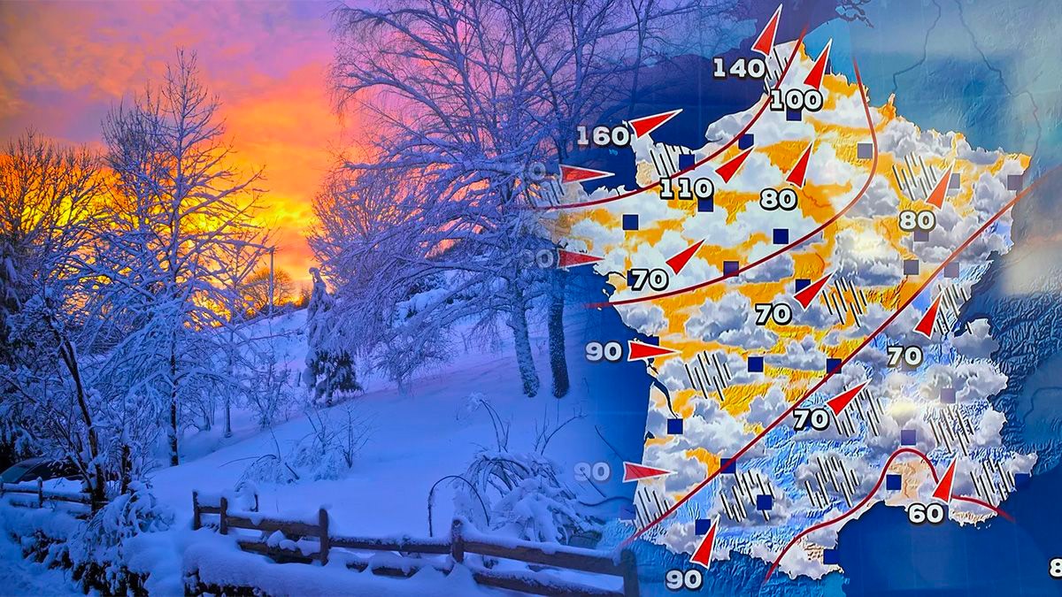 1er coup de froid et neige début 2024 ? Voici les prévisions météo