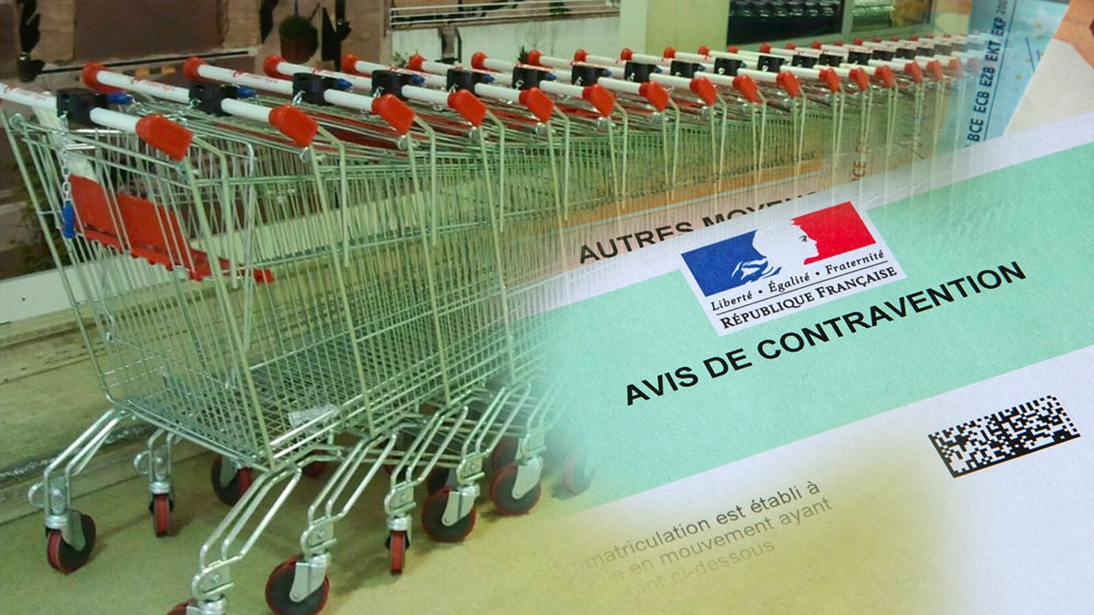 Cette amende peu connue si vous faites ceci avec un caddie de supermarché dans cette ville, méfiez-vous