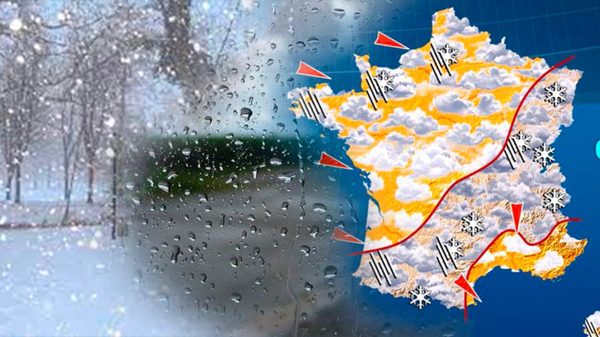 Tendances météo prévues ce week-end : neige, pluies diluviennes.… les régions concernées