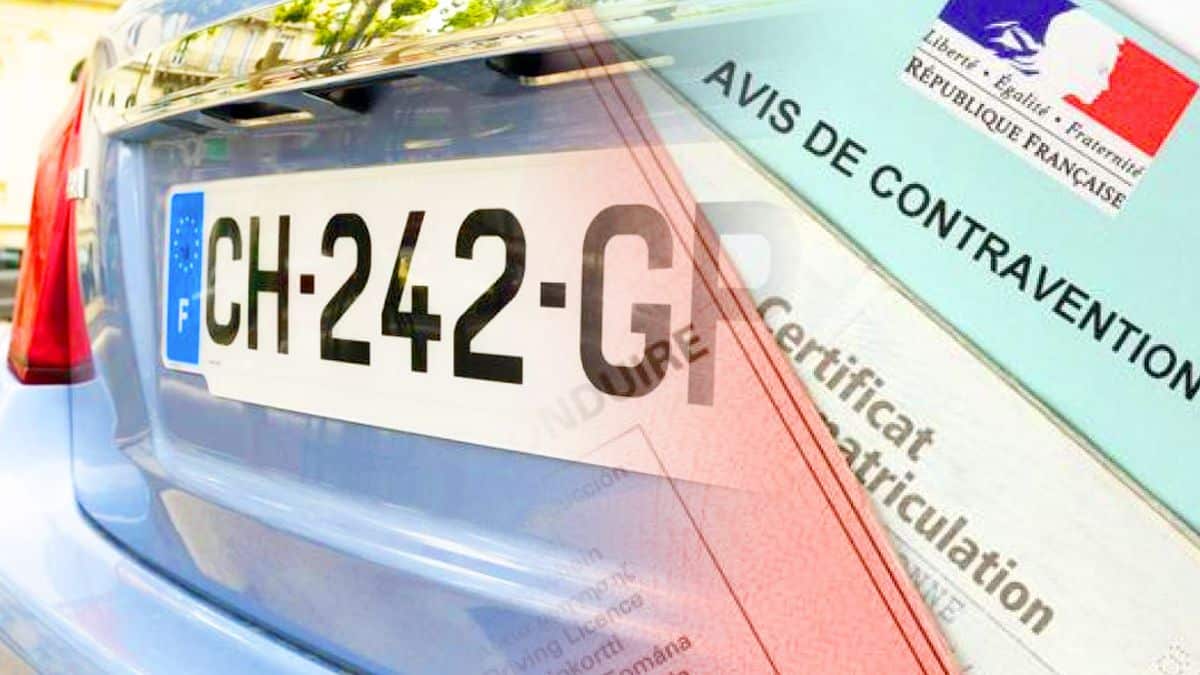 Automobilistes: grosse amende à cause de ce détail sur votre plaque d’immatriculation, méfiez-vous