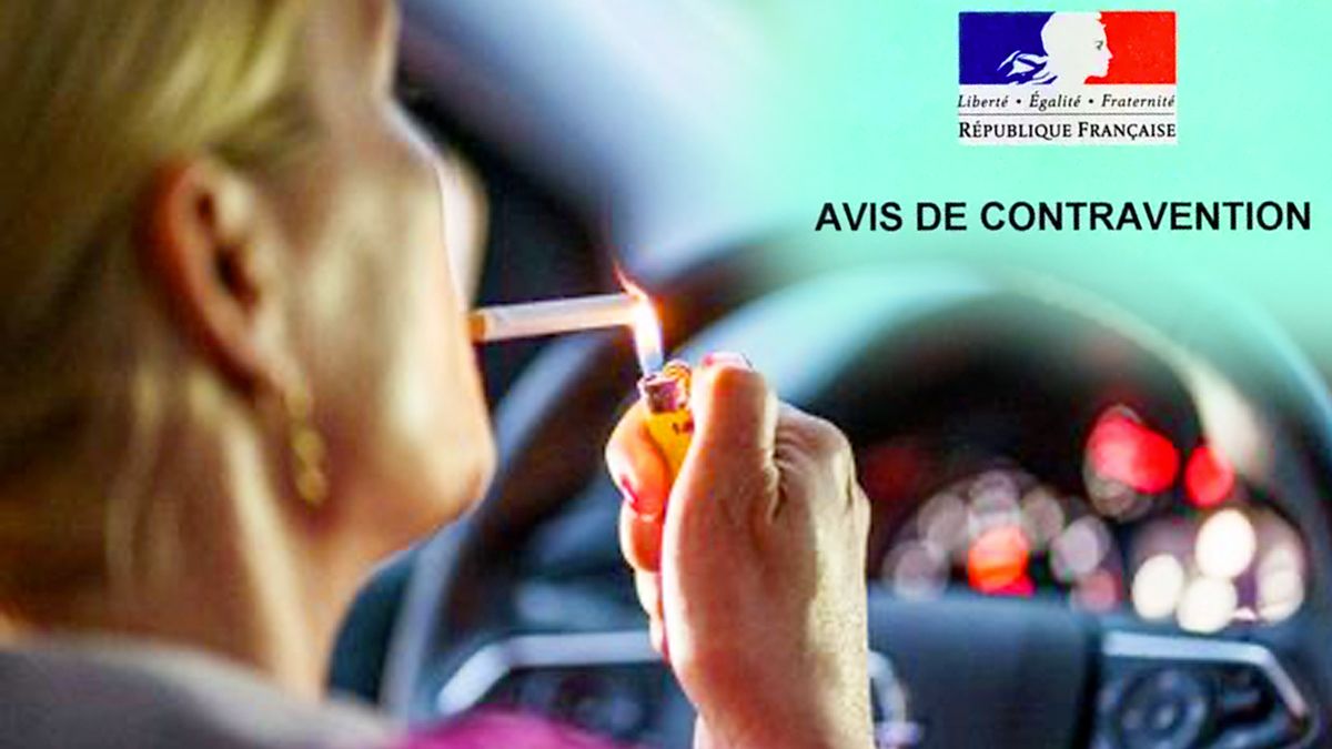 Automobilistes : attention fumer dans votre voiture peut vous coûter une amende colossale