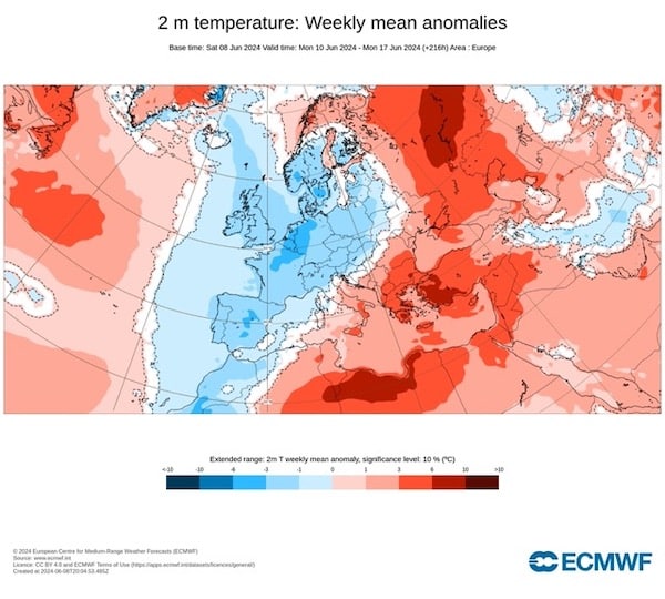 Alerte météo : un décrochage polaire vont toucher plusieurs régions - source : ECMWF