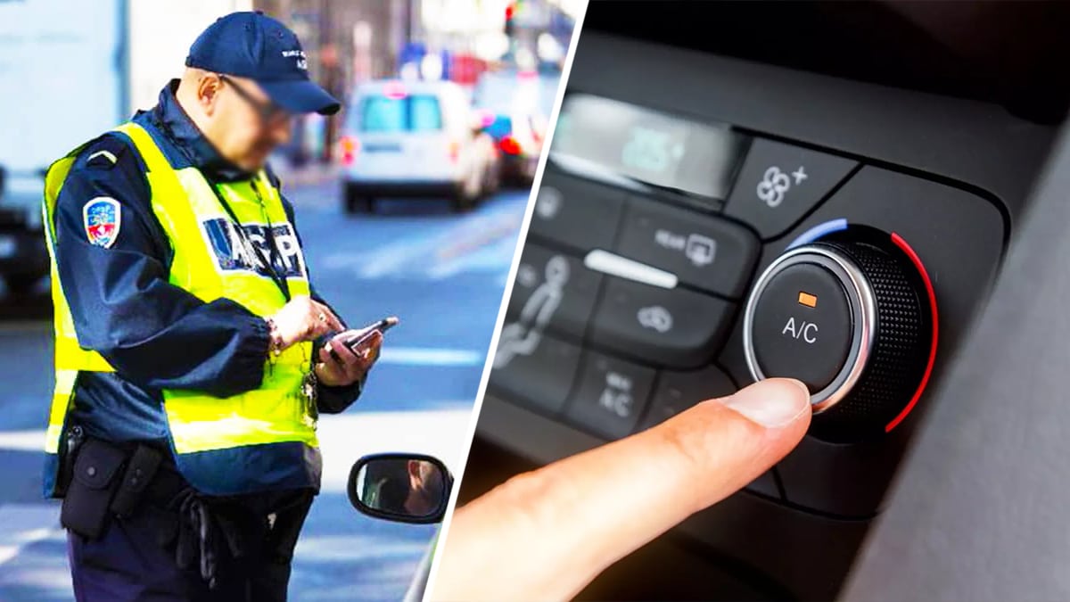 Amende de 135 € pour tous les conducteurs qui font cette erreur avec leur clim dans la voiture