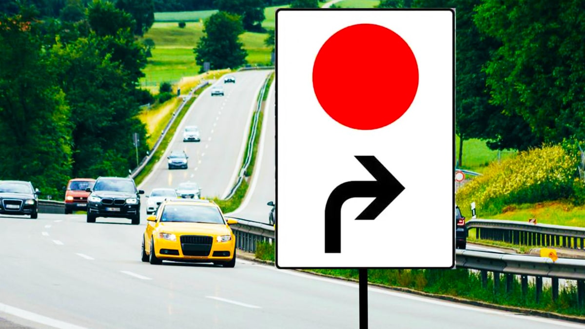 Automobilistes la signification de ce panneau avec un point rouge à connaître absolument sur