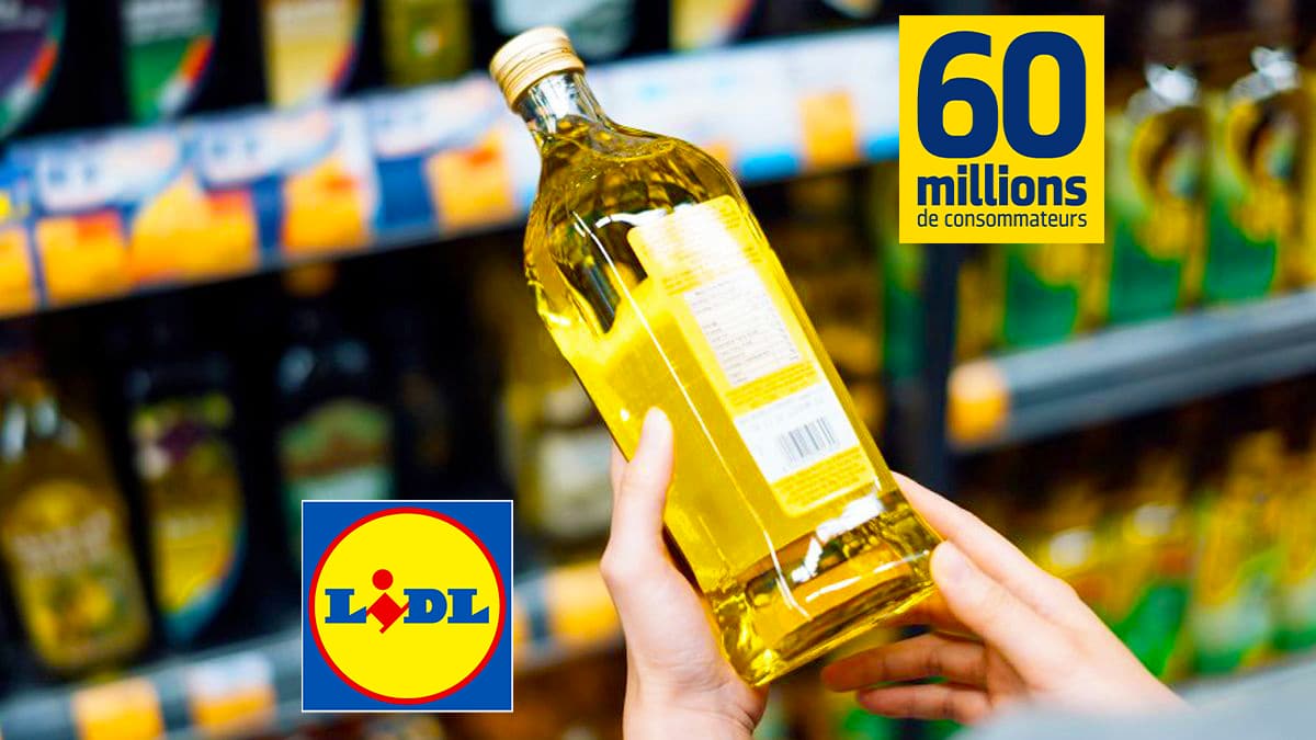 Cette huile d’olive Lidl vendue à petit prix est la meilleure de toutes selon 60 Millions de consommateurs